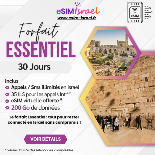 Forfait eSIM 200Go Essentiel - 30 jours - Tout inclus