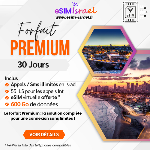 Forfait eSIM Premium 600 Go